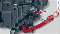 Halogen headlights: Removing bulb for turn signals